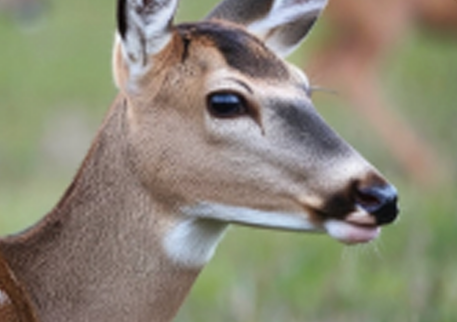 Close up photo of a doe